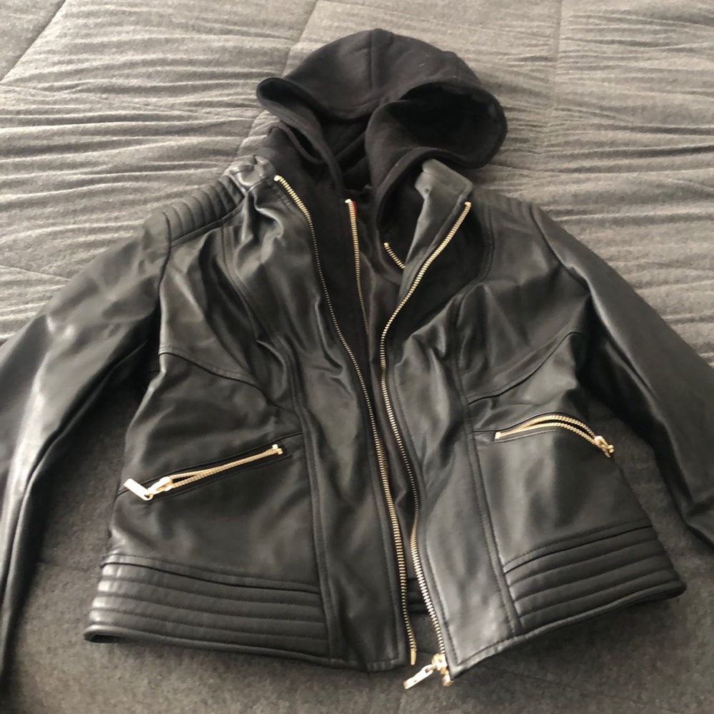 Guess Leather Jacket - Picture 3 of 5